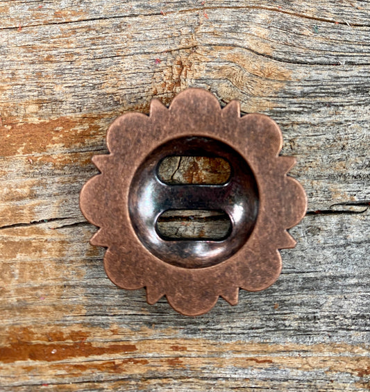 Copper Berry Slotted Concho 1.5" W172CL - RODEO DRIVE