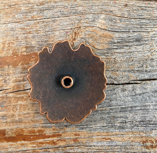 Copper Turquoise Round Concho 1.5" W128L - RODEO DRIVE