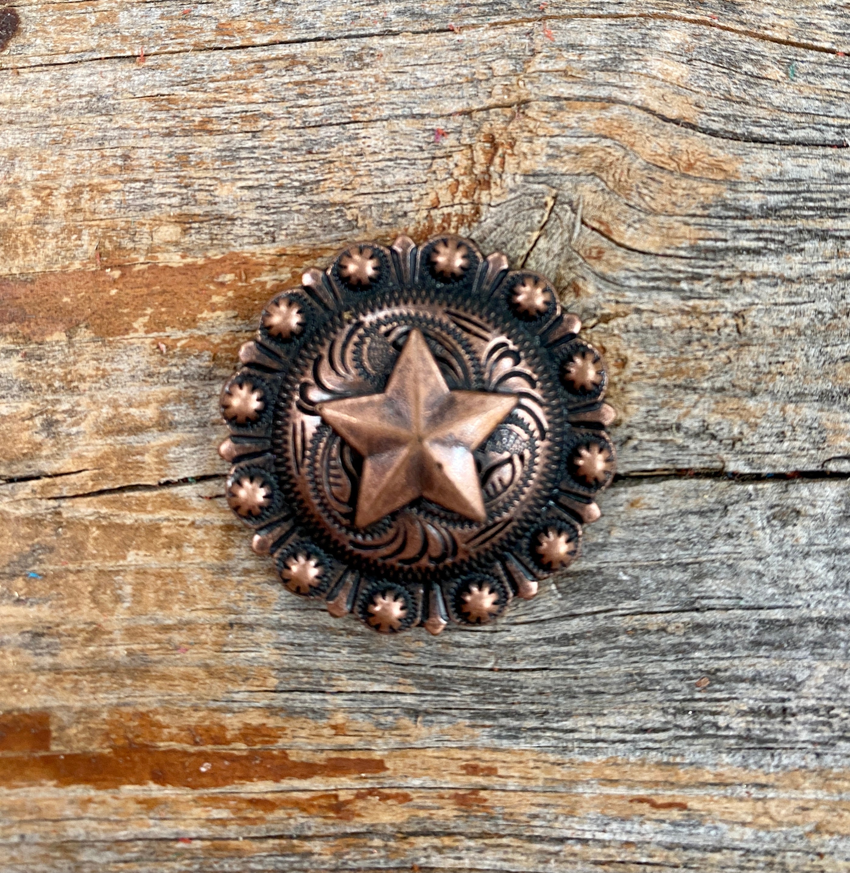 Copper Star Concho 1.25" W175L - RODEO DRIVE
