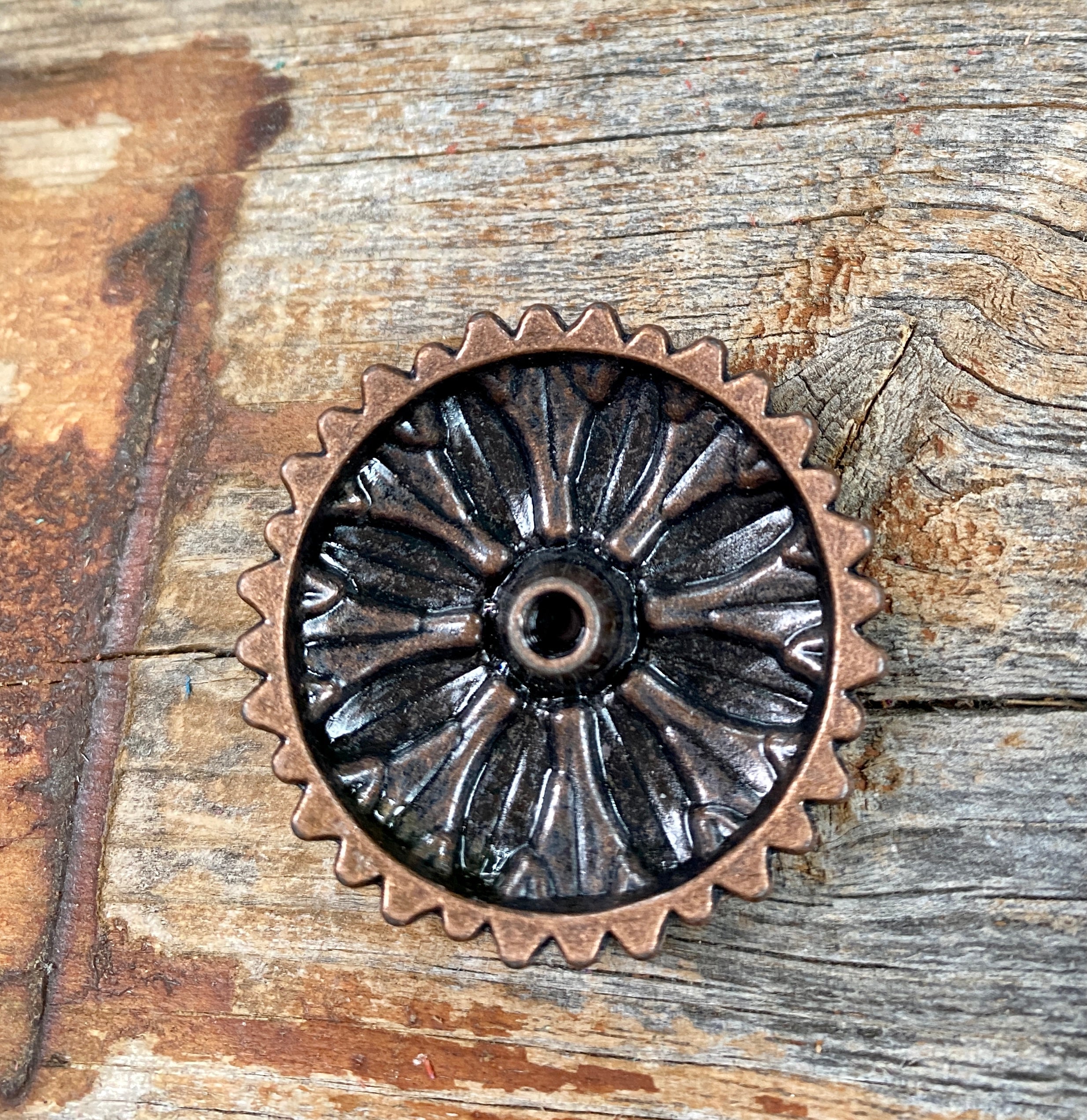 Copper Daisy Turquoise Concho 1' W132S - RODEO DRIVE