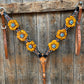 Vintage Yellow and Turquoise Breastcollar #BC312 - RODEO DRIVE