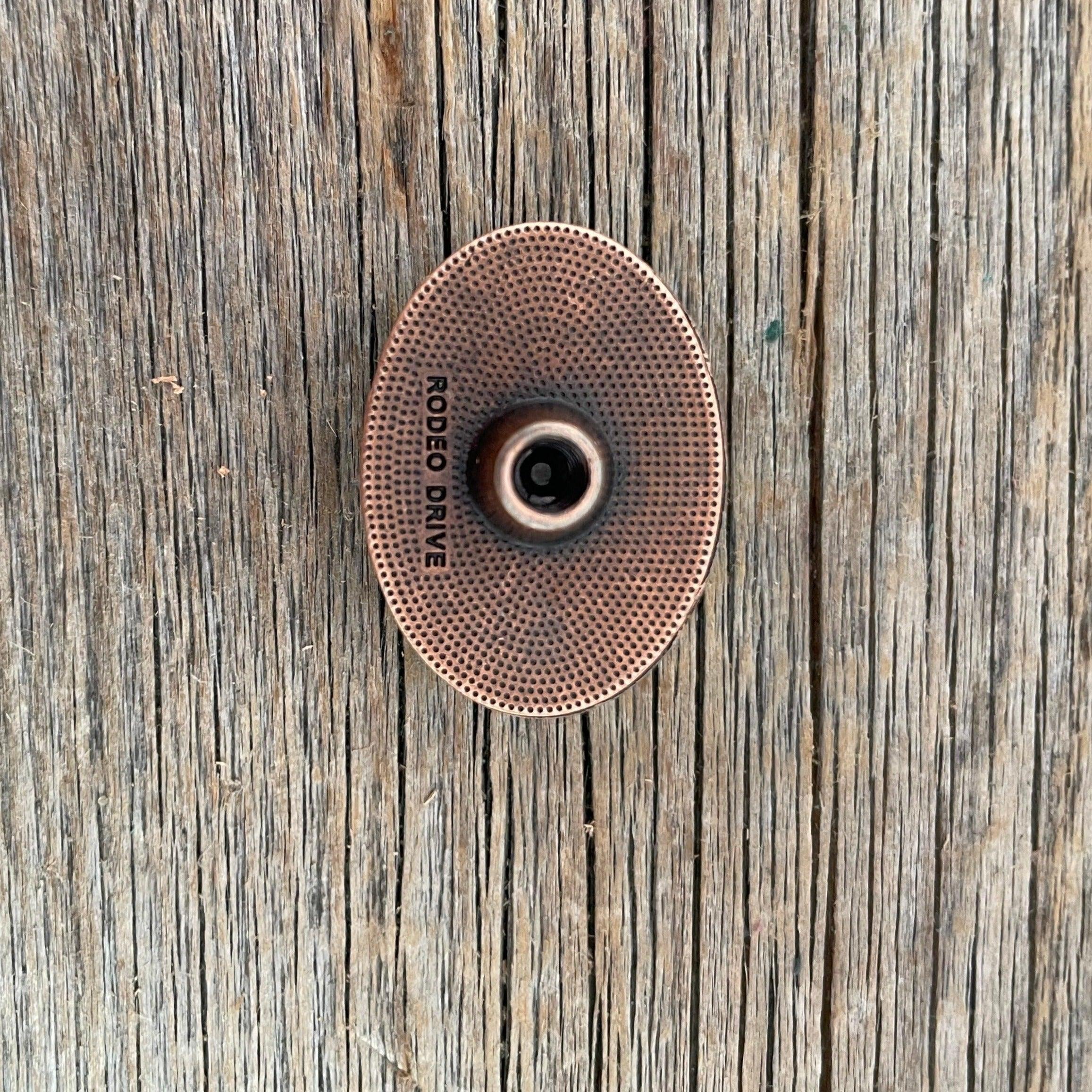 Blue Cabochon Western Concho 1" CABBL - RODEO DRIVE