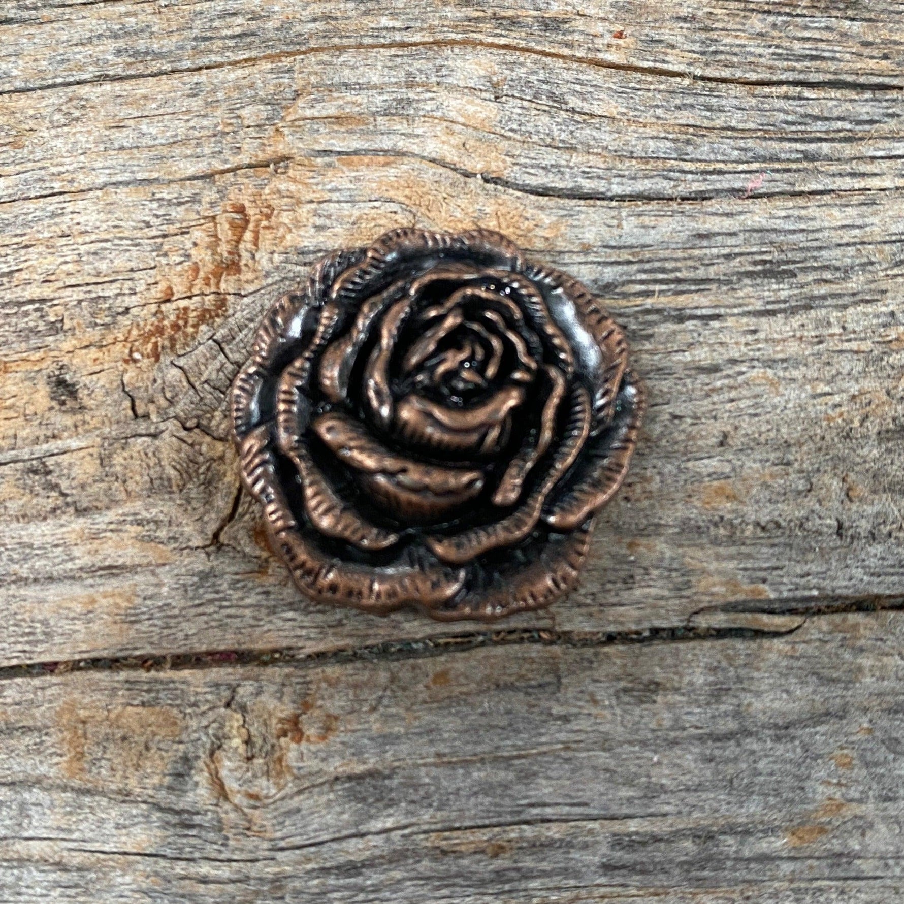 Copper Rose Concho 1.5" W107CL - RODEO DRIVE