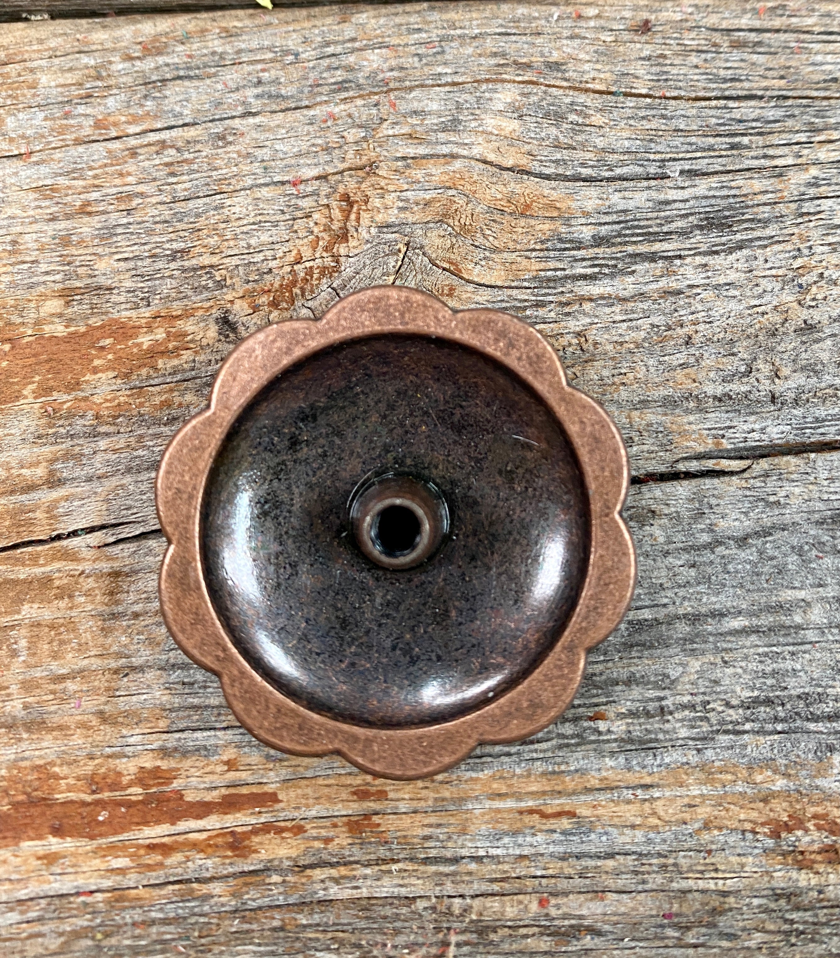 Copper Turquoise & Crystal Concho 1.5