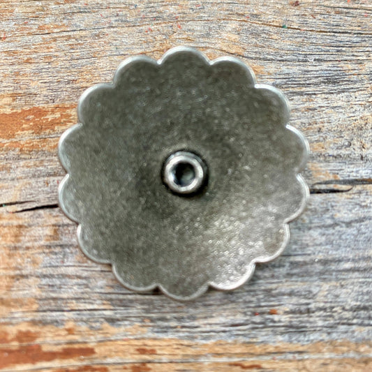 Antique Silver Turquoise Concho 1" W203S - RODEO DRIVE