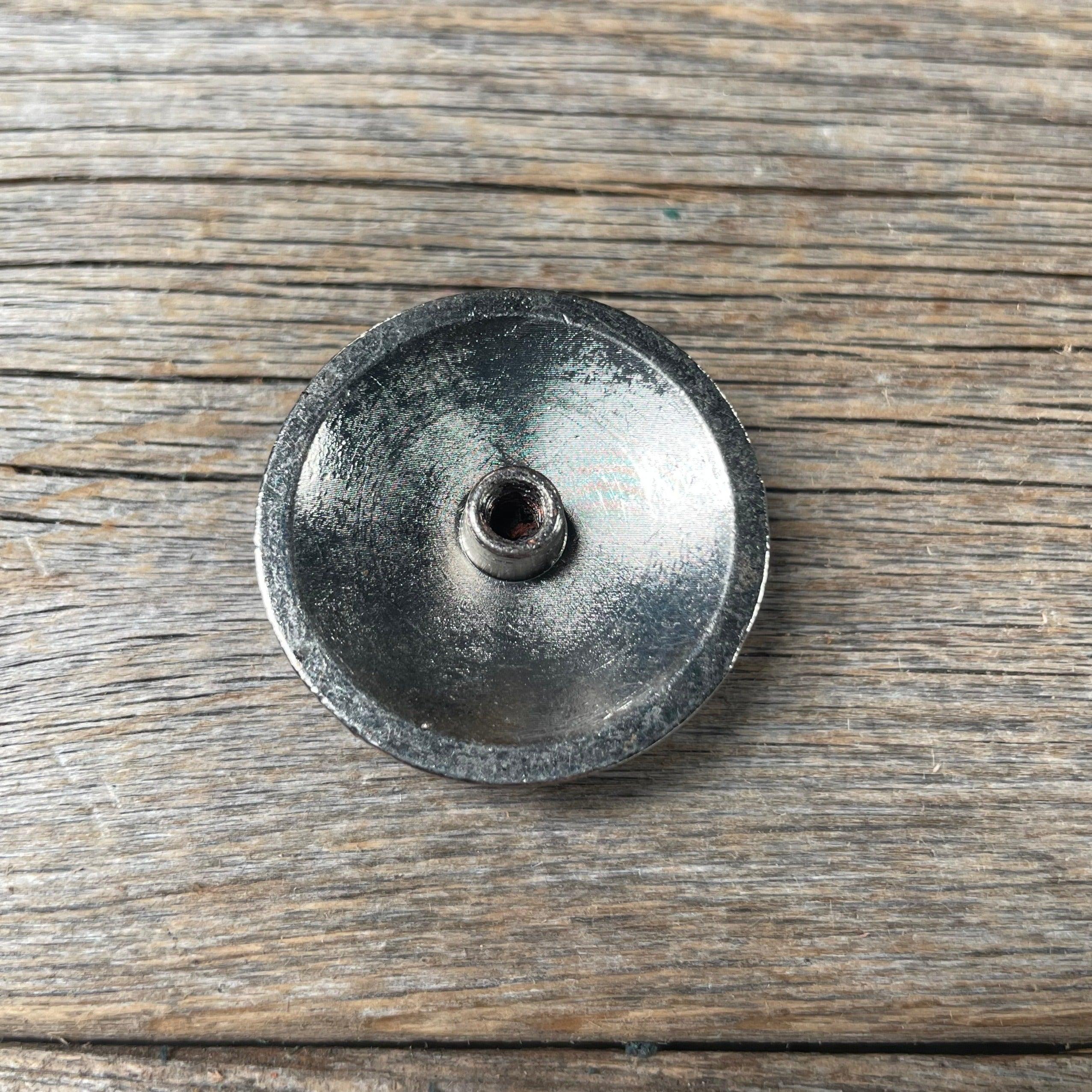 Antique Silver Turquoise Copper Floral Western Concho 1.25" W222L - RODEO DRIVE