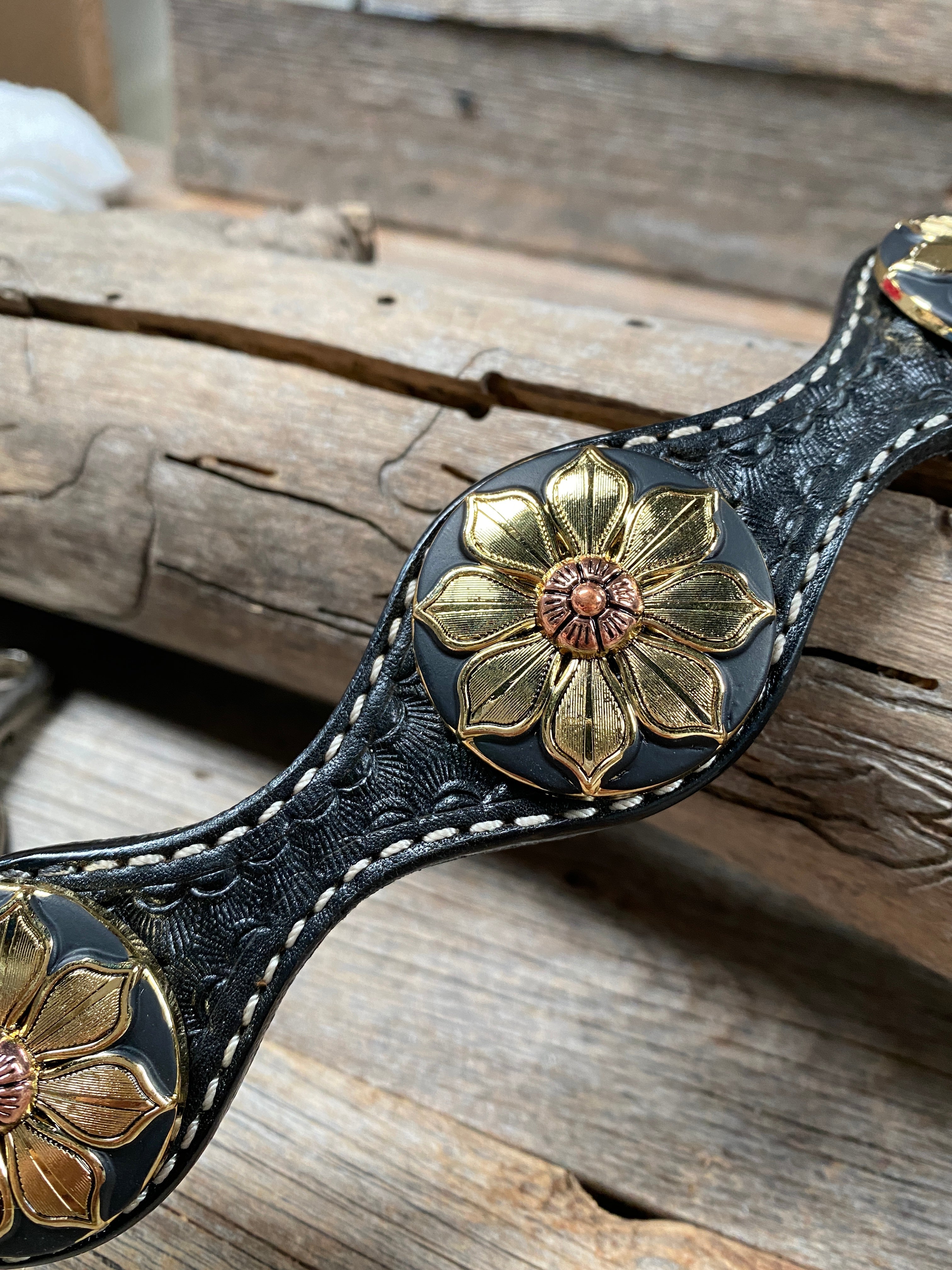 Black Basketweave Wither Strap #WS1005 - RODEO DRIVE