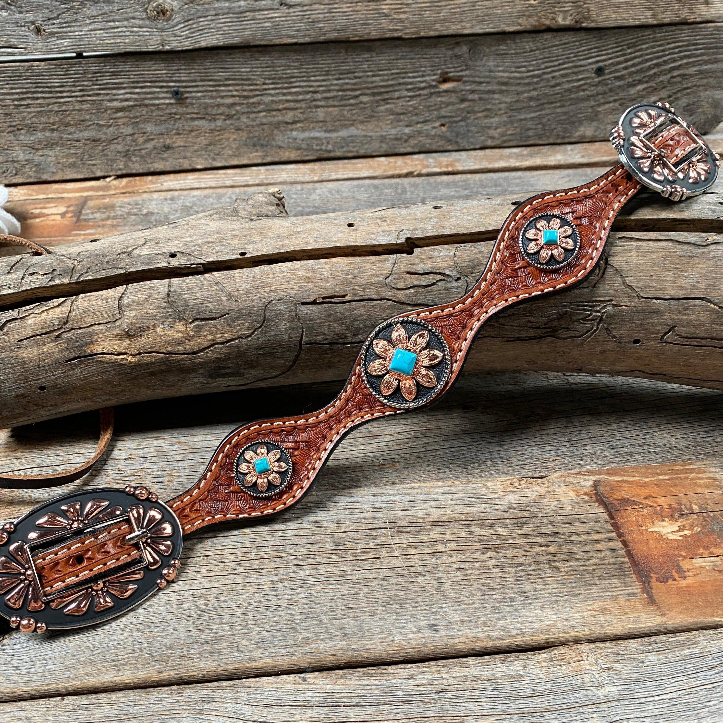 Light Oil Basketweave Wither Strap #WS1007 - RODEO DRIVE