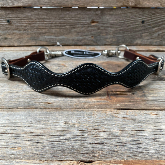 Black Basketweave Wither Strap #WSBB - RODEO DRIVE