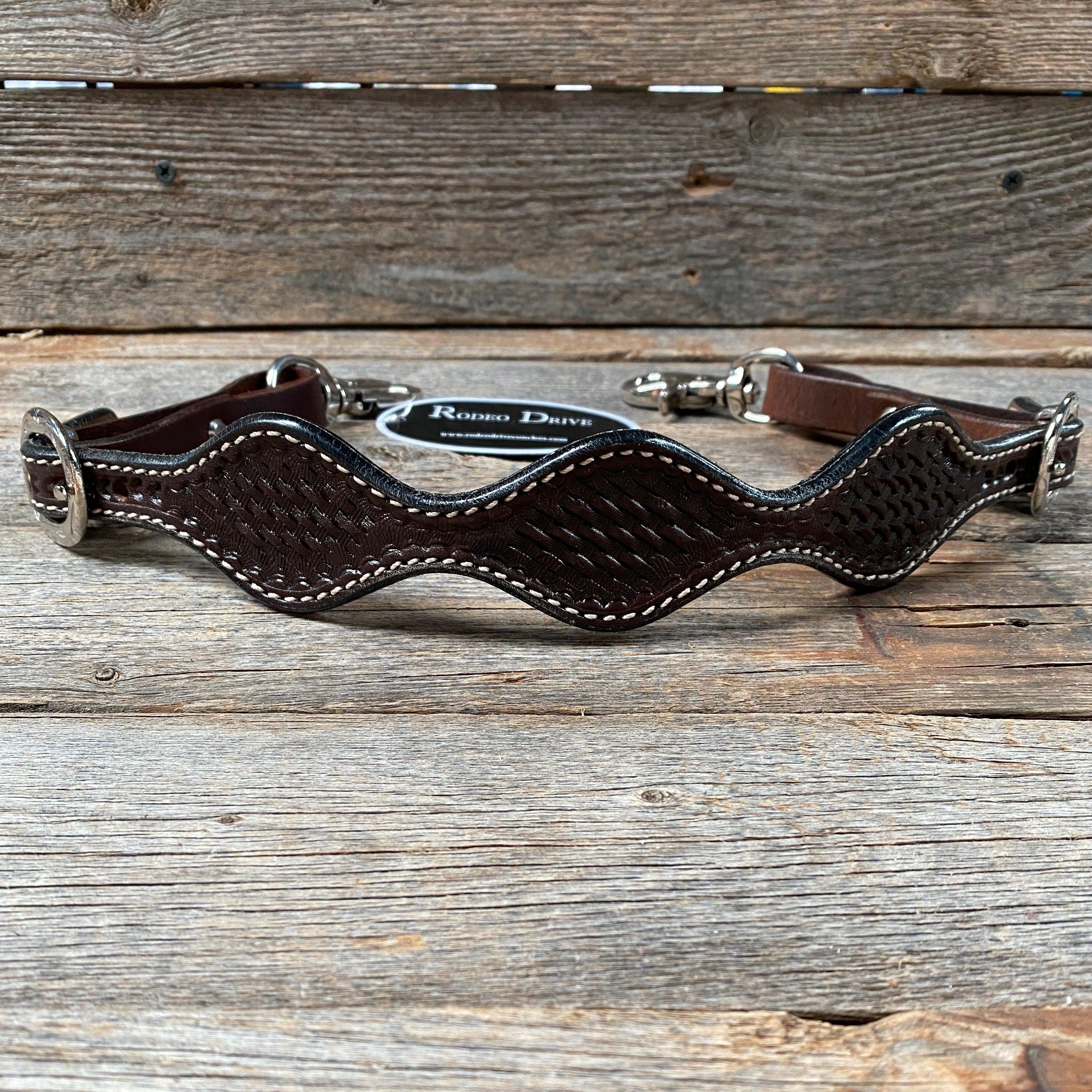 Dark Basketweave Wither Strap #WSBD - RODEO DRIVE