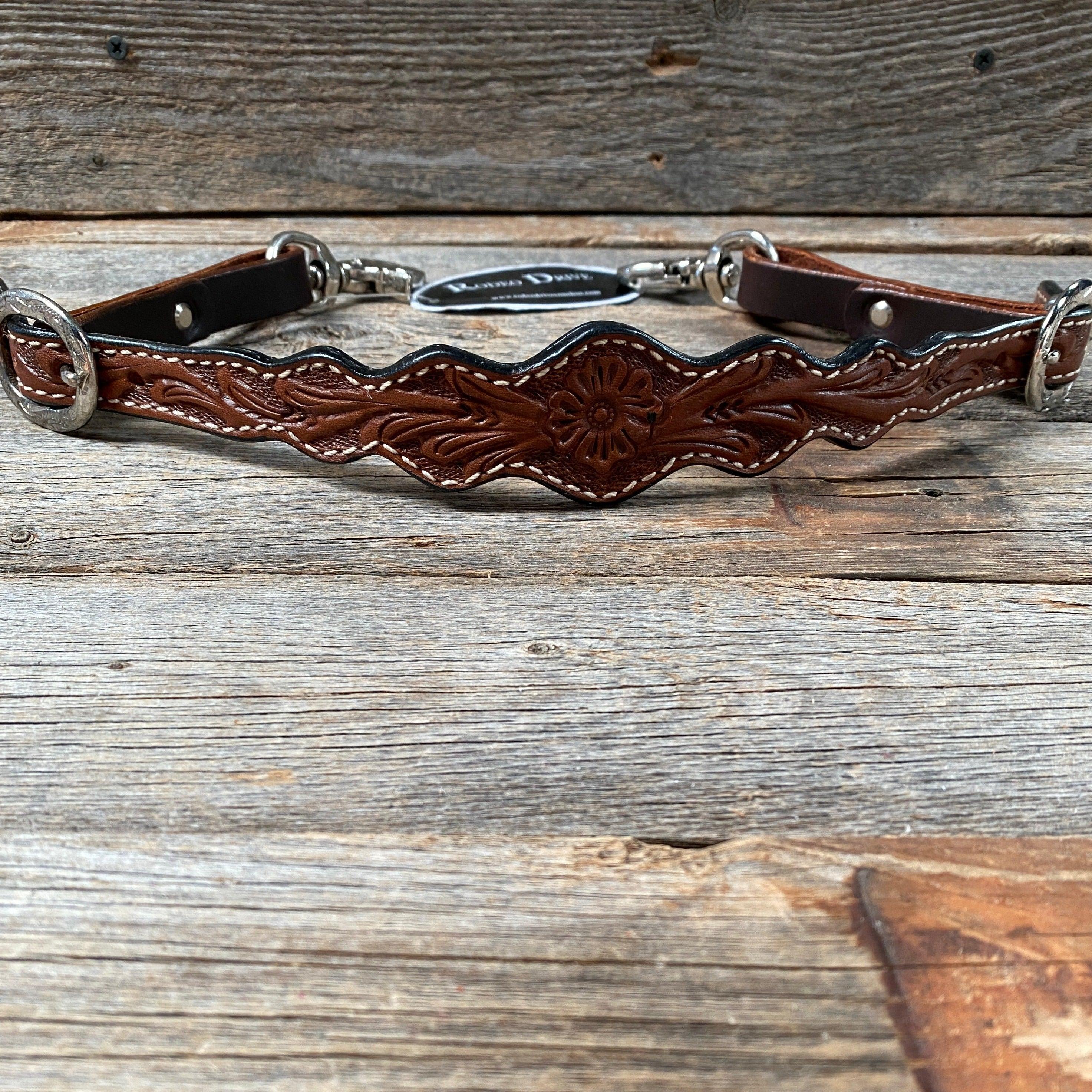 Medium Oil Floral Wither Strap #WSFM - RODEO DRIVE
