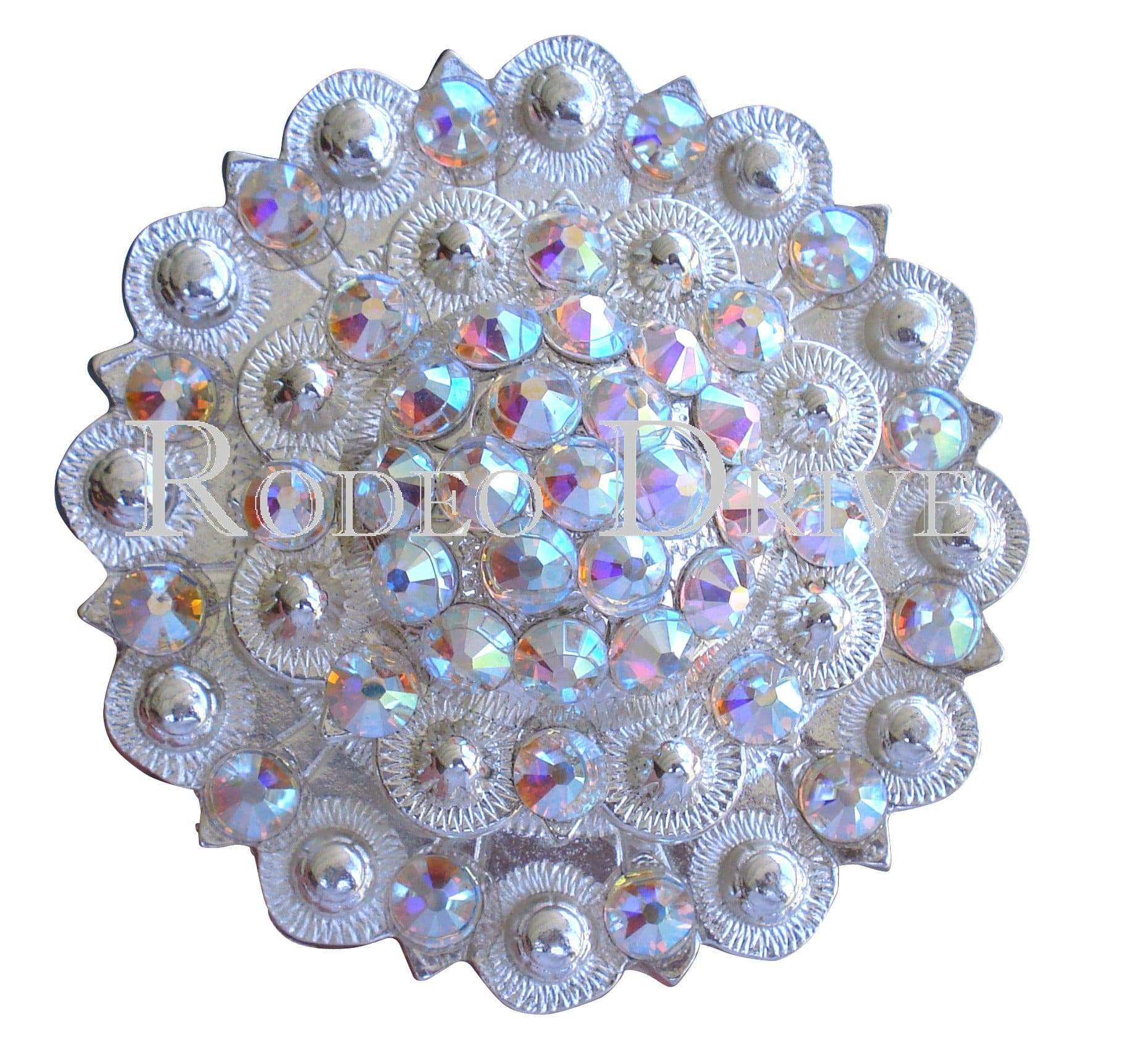 Bright Silver AB Bright Silver Berry Jacket European Crystal Concho BSBYAB