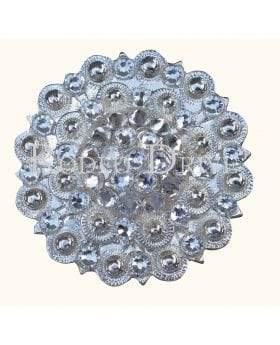 Bright Silver Clear Bright Silver Berry Jacket European Crystal BSBYCL