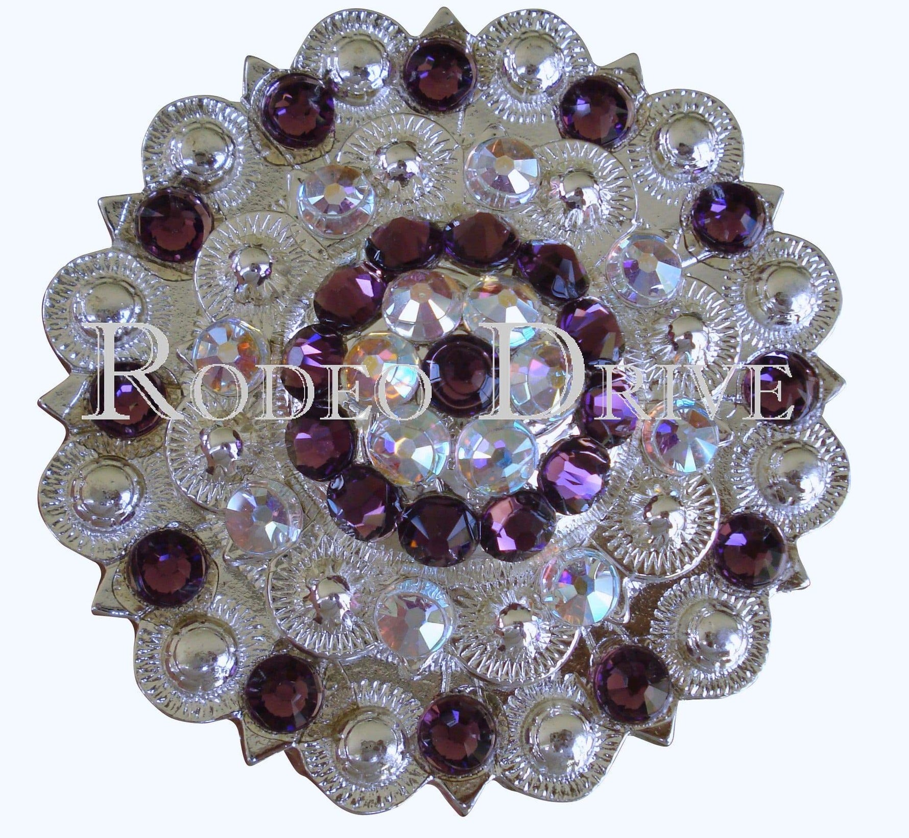 Bright Silver Purple & AB Bright Silver Berry Jacket European Crystal BSBYAMAB