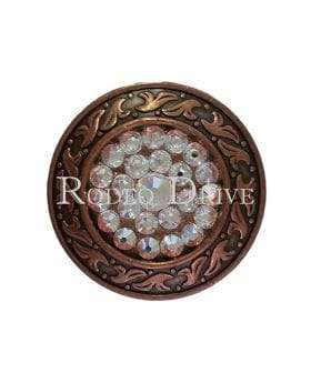Copper AB Copper 1.5" Disc European Crystal Concho COLDAB