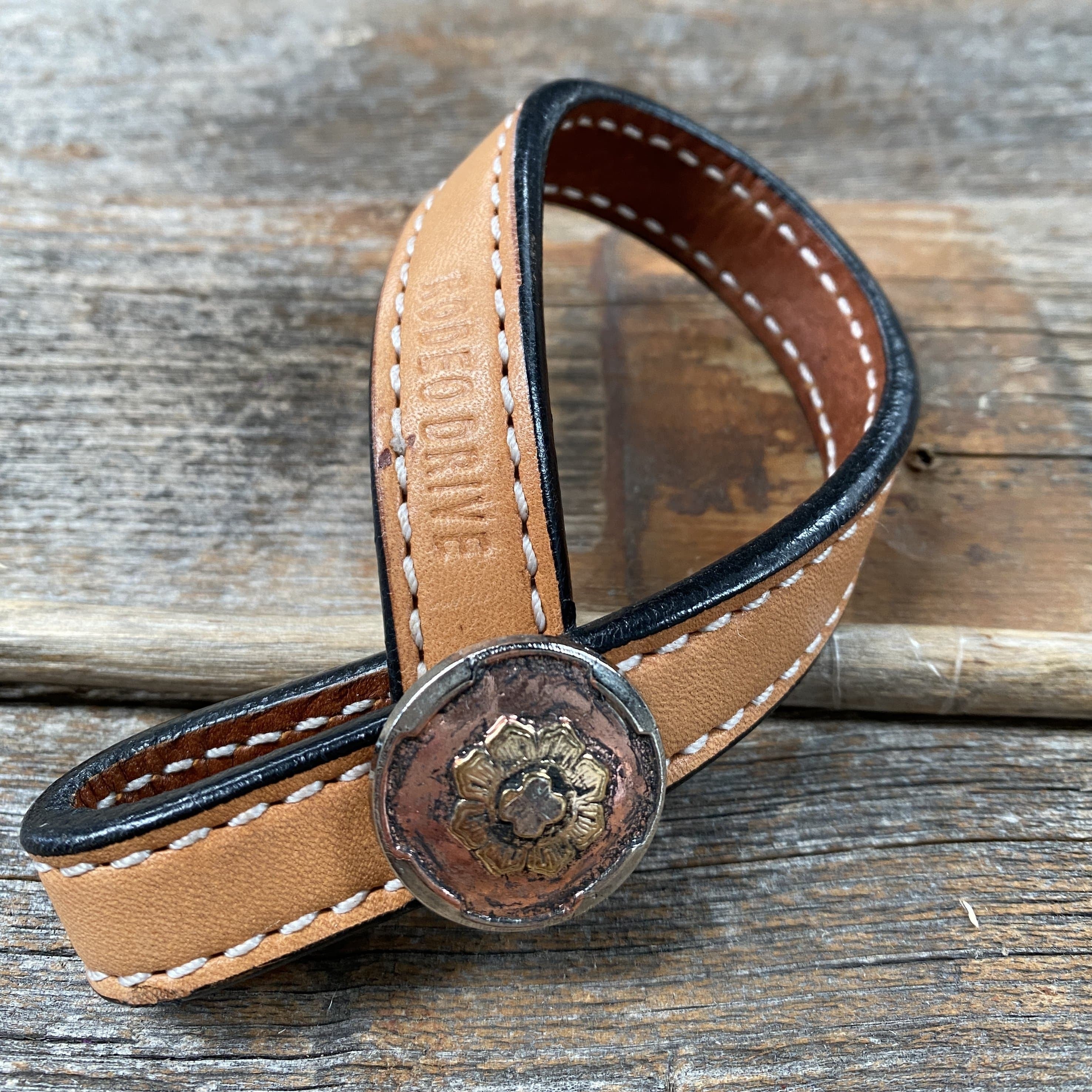 Copper Flower Rustic Tie Down Keepers TDW192