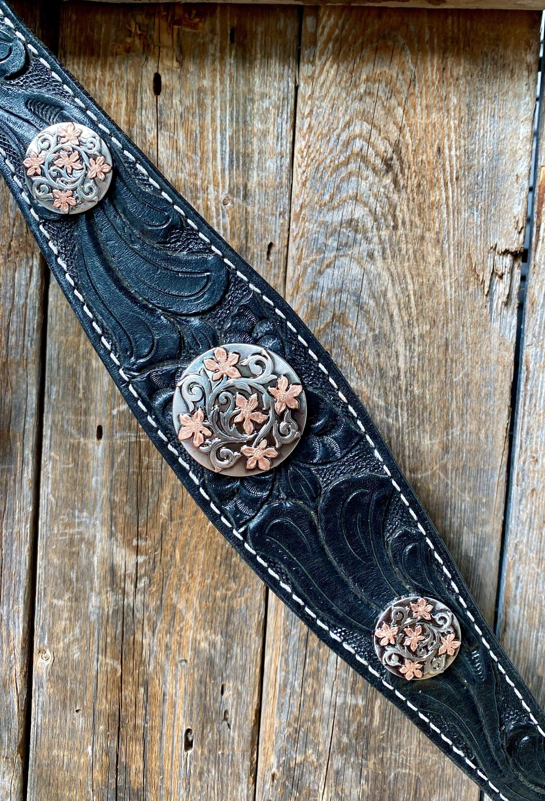 DESIGNER TACK Black Breastcollar #BC1059 BC1059