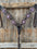 Designer Tack Breastcollar Only Dark Oil Buckstitch One Ear Headstall & Breastcollar - Pink #OEBC415 BC415