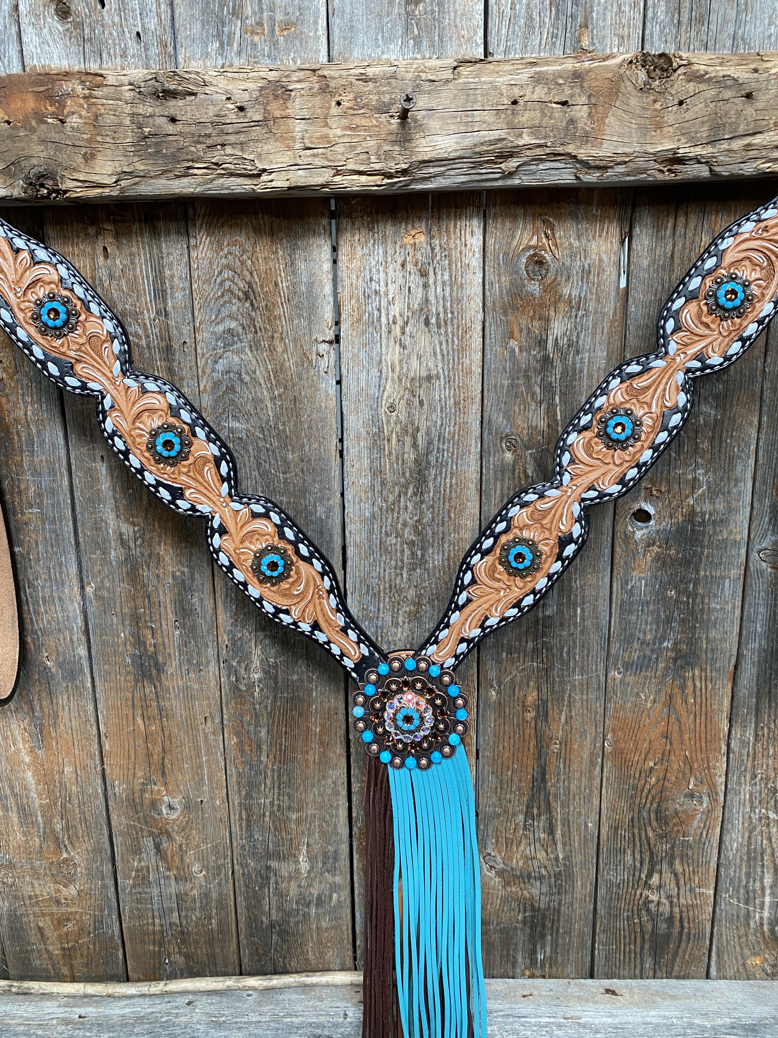 Designer Tack Breastcollar Only Mix N' Match Browband / One Ear Tack Set OEBC417 BC417