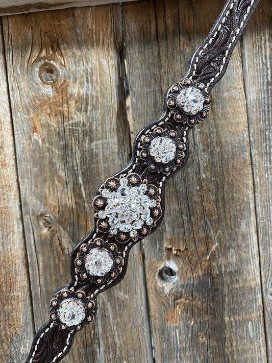 Designer Tack Dark Oil Breastcollar #BC210 BC210