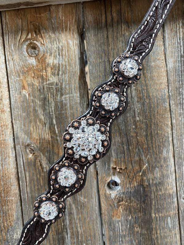 Designer Tack Dark Oil Breastcollar #BC210 BC210