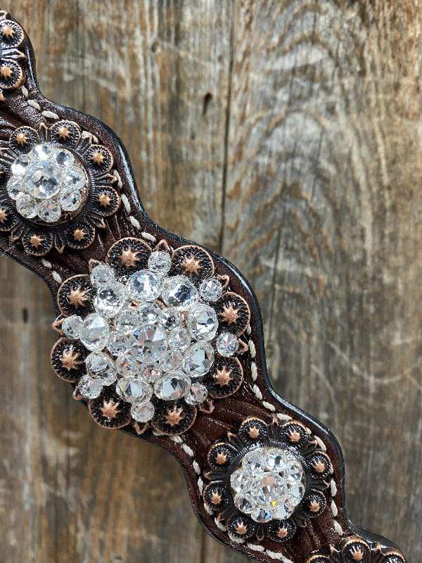 Designer Tack Dark Oil Breastcollar #BC210 BC210