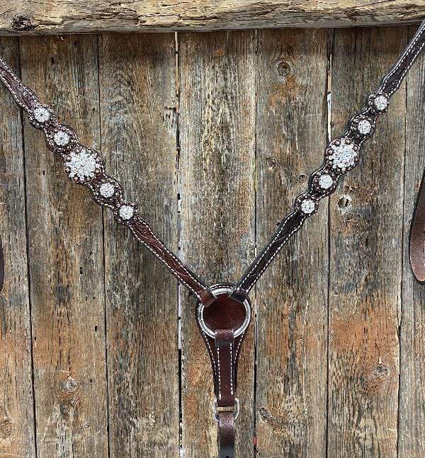 Designer Tack Dark Oil Breastcollar #BC210 BC210