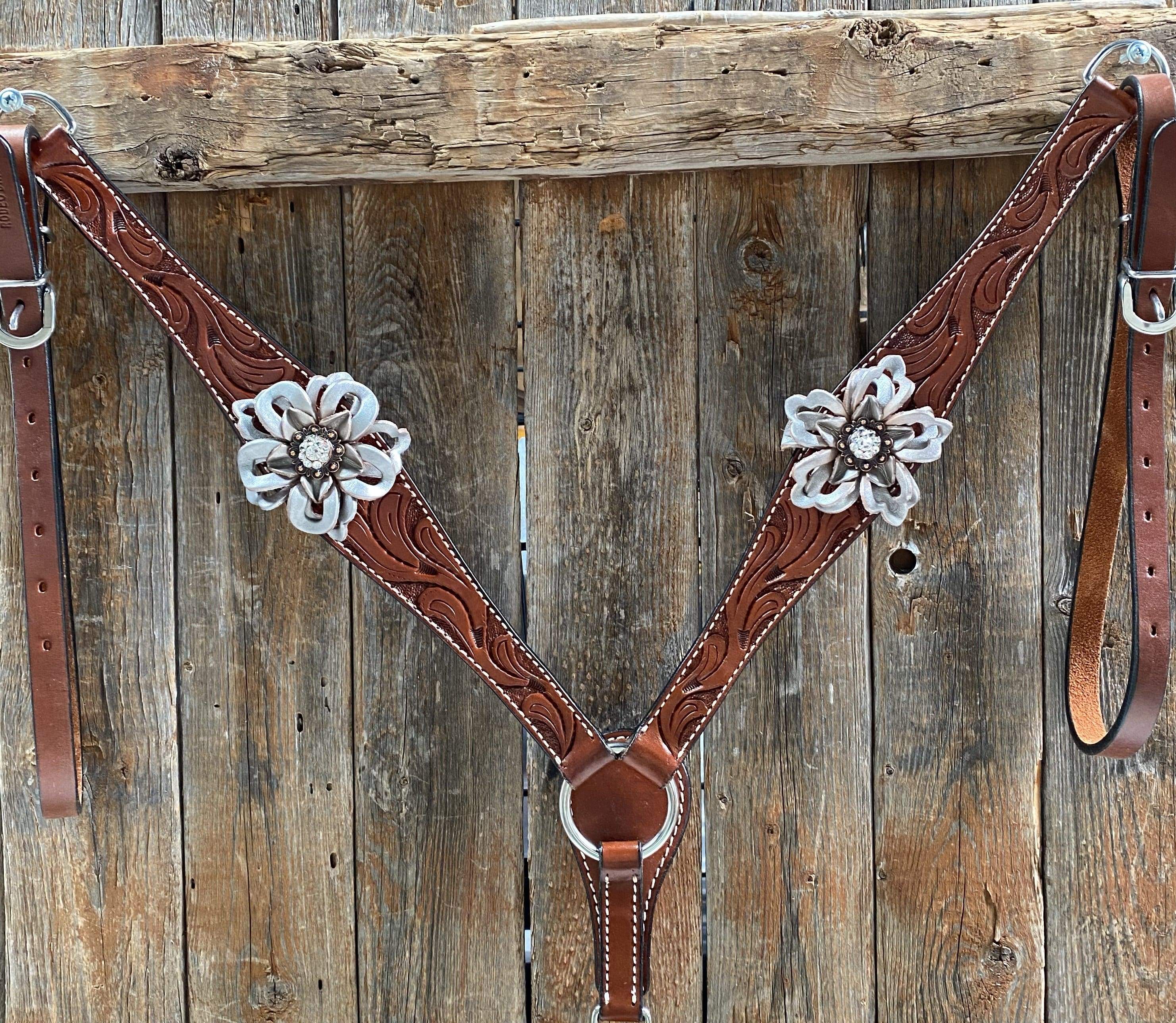 Designer Tack Medium Oil Breastcollar #BC145 BC145
