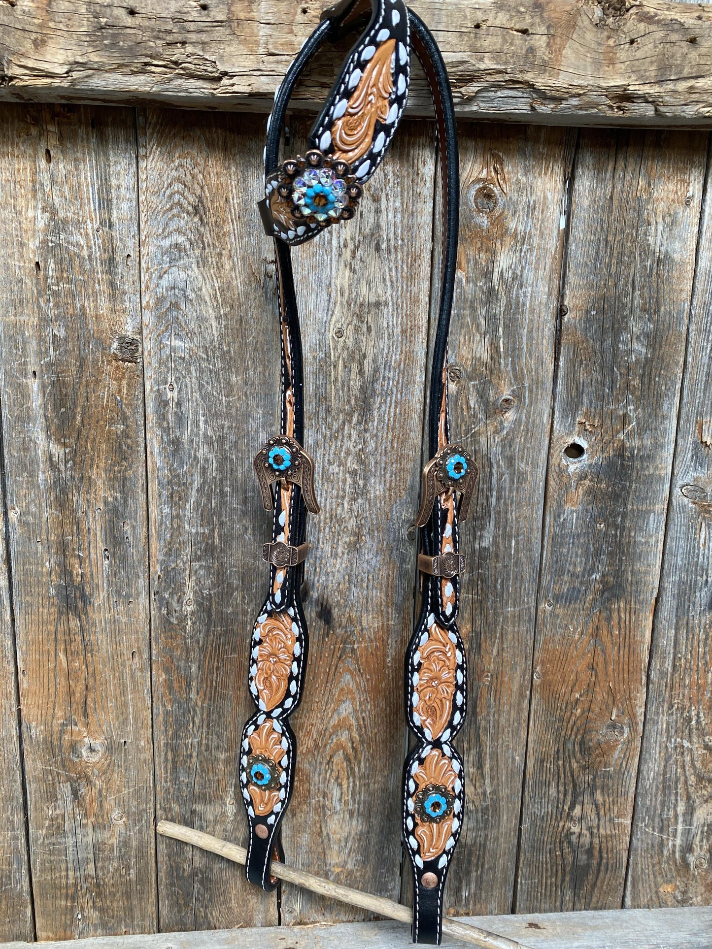 Designer Tack One Ear Only Mix N' Match Browband / One Ear Tack Set OEBC417 OE417