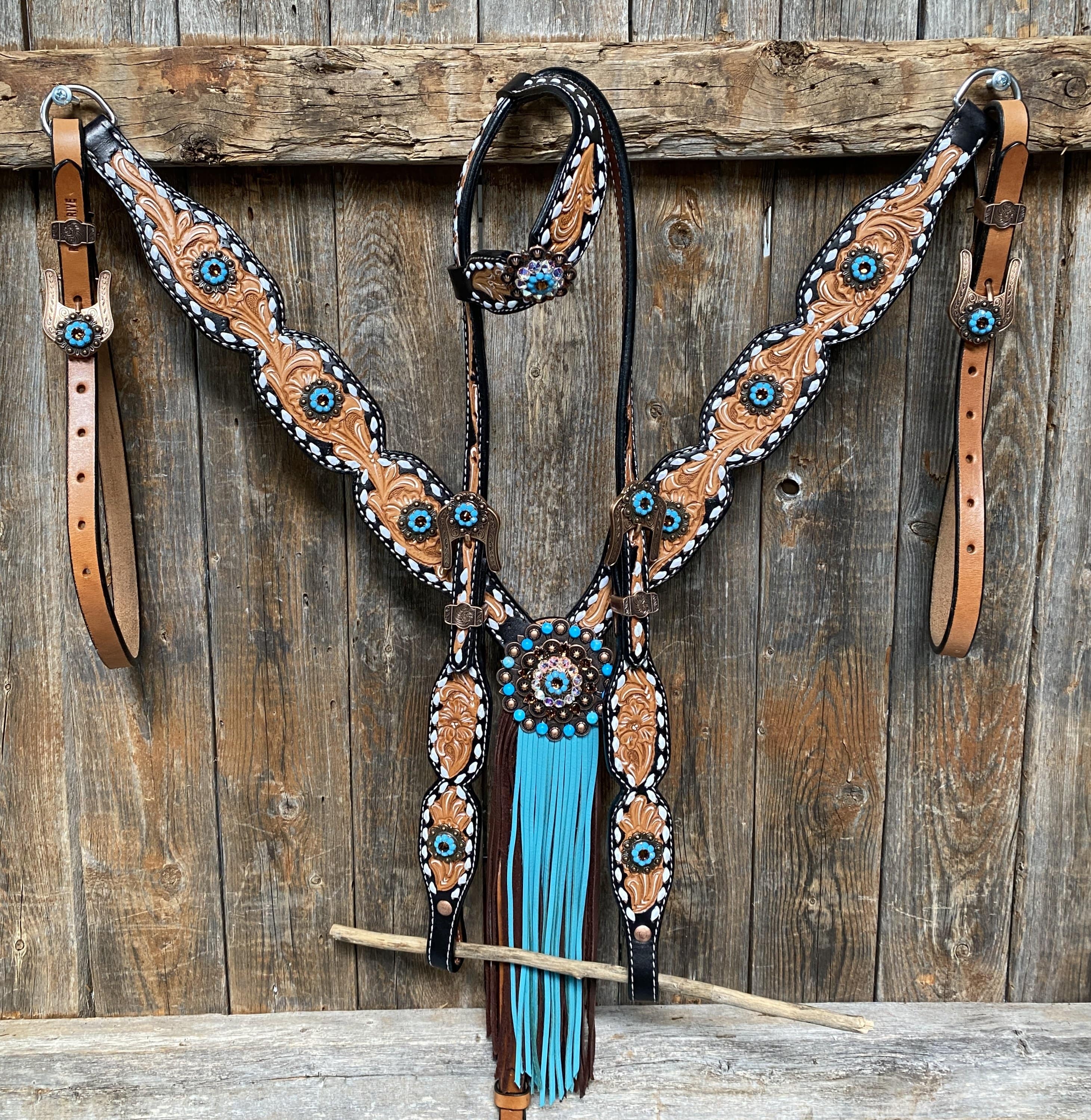 Designer Tack One Ear Tack Set Mix N' Match Browband / One Ear Tack Set OEBC417 OEBC417