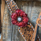 Designer Tack Silver Buckstitch Flower Browband Headstall & Breastcollar Set #BBBC298 BBBC298