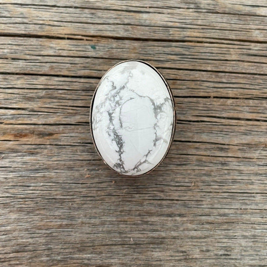 White Cabochon Western Concho 1" CABWT - RODEO DRIVE