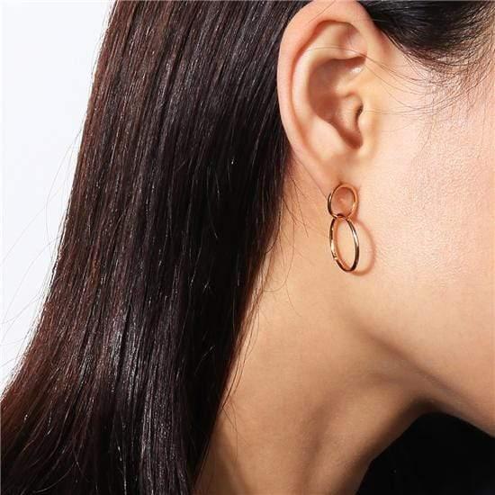 Earrings Ring / Hoop Earrings Gold / Silver