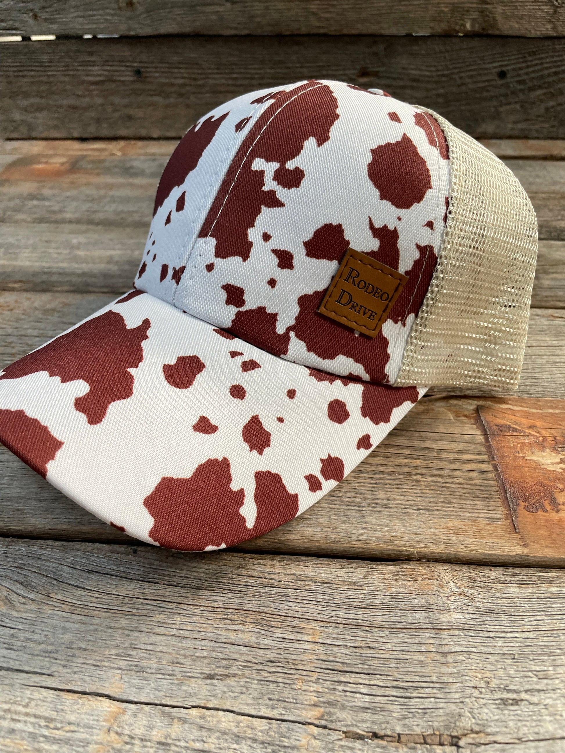 Brown Cow Trucker Hat HT117 - RODEO DRIVE