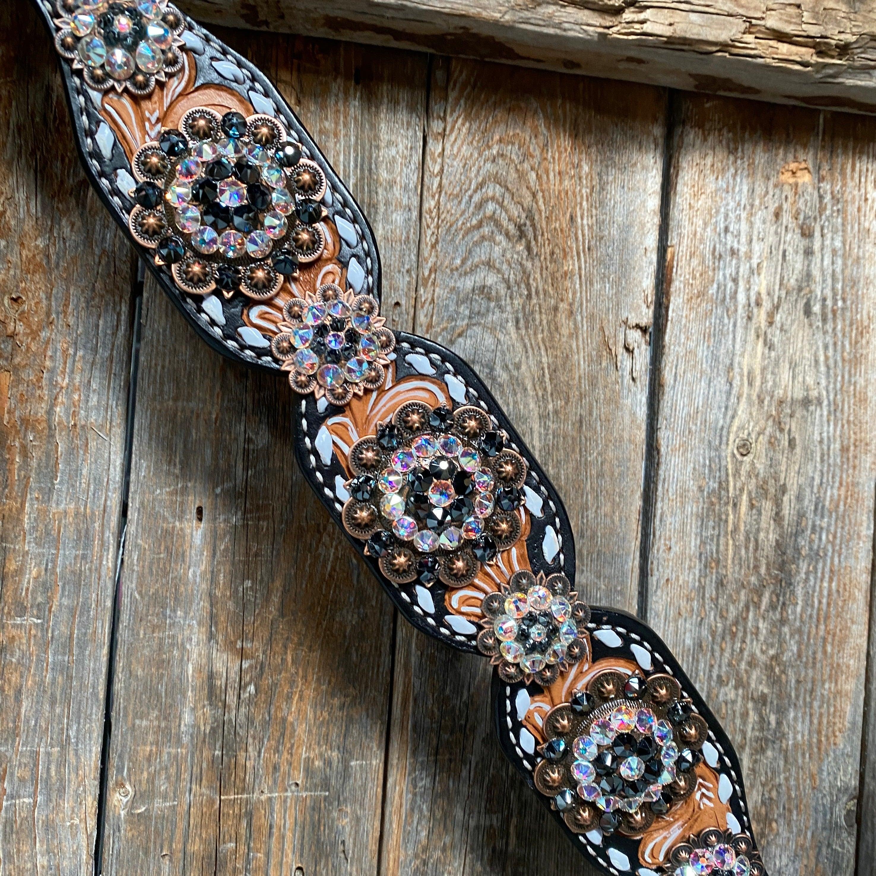 Browband/One Ear & Breastcollar Set #BBBC413 - RODEO DRIVE