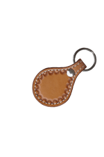 Key Chains Light Oil Round Leather Key Chains RDKCLT