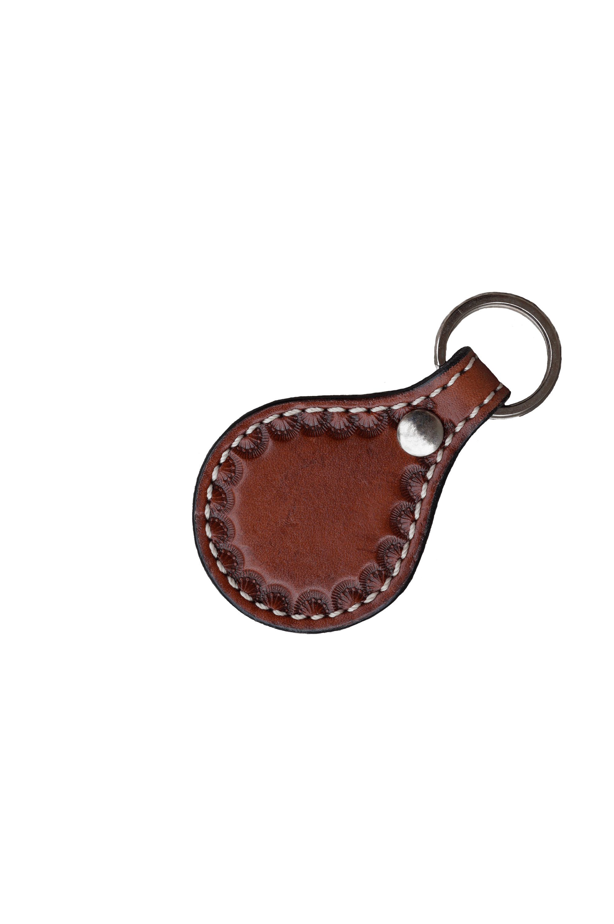 Key Chains Medium Oil Round Leather Key Chains RDKCMD
