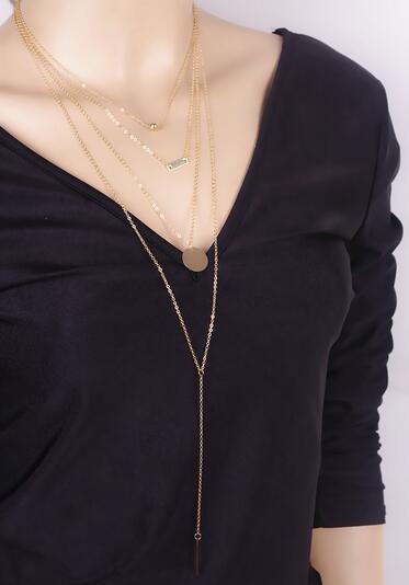 Gold / Silver Bar & Coin Necklace