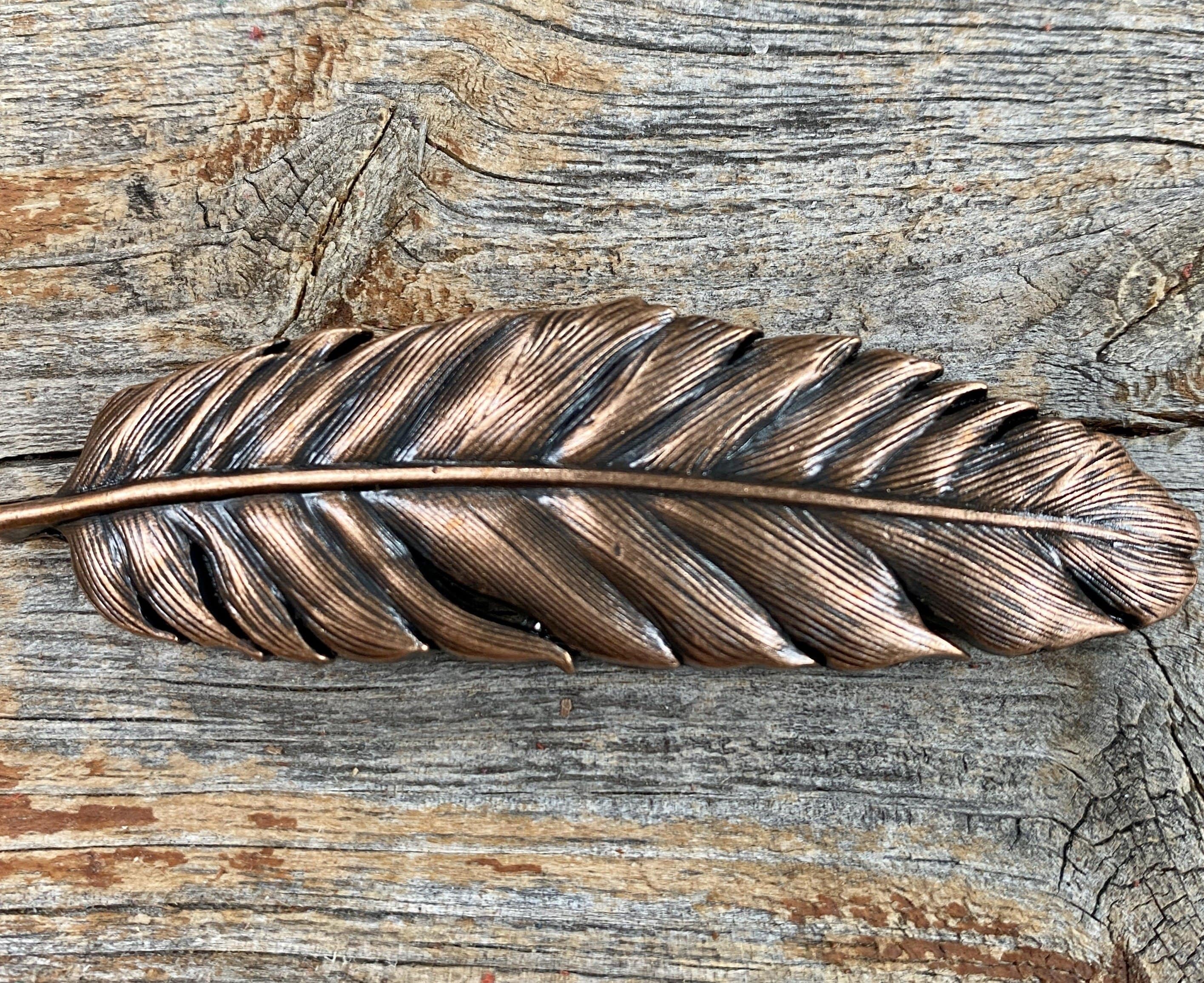 Western Conchos Copper Feather Concho 3" W169L W169L