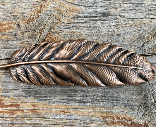 Western Conchos Copper Feather Concho 3" W169L W169L