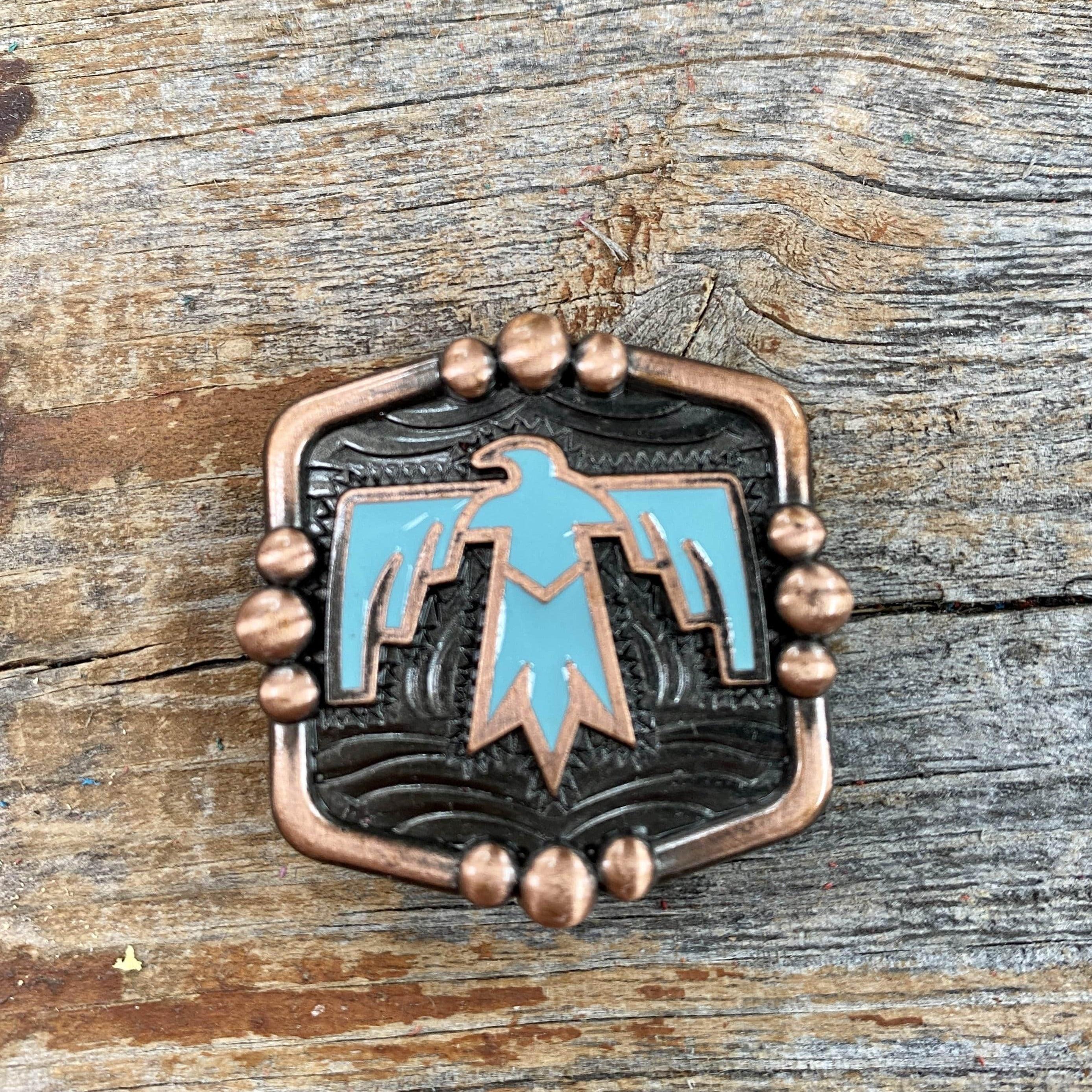 Western Conchos Copper Thunderbird Concho 1” W116S W116S