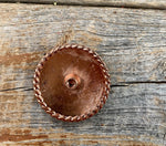 Western Conchos Copper Turquoise Blossom W206L W206L