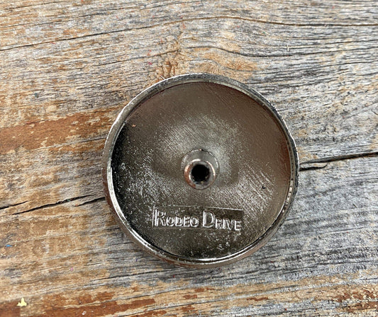 Western Conchos Floral Dots Antique Silver Western Concho 1.5" W147L W147L