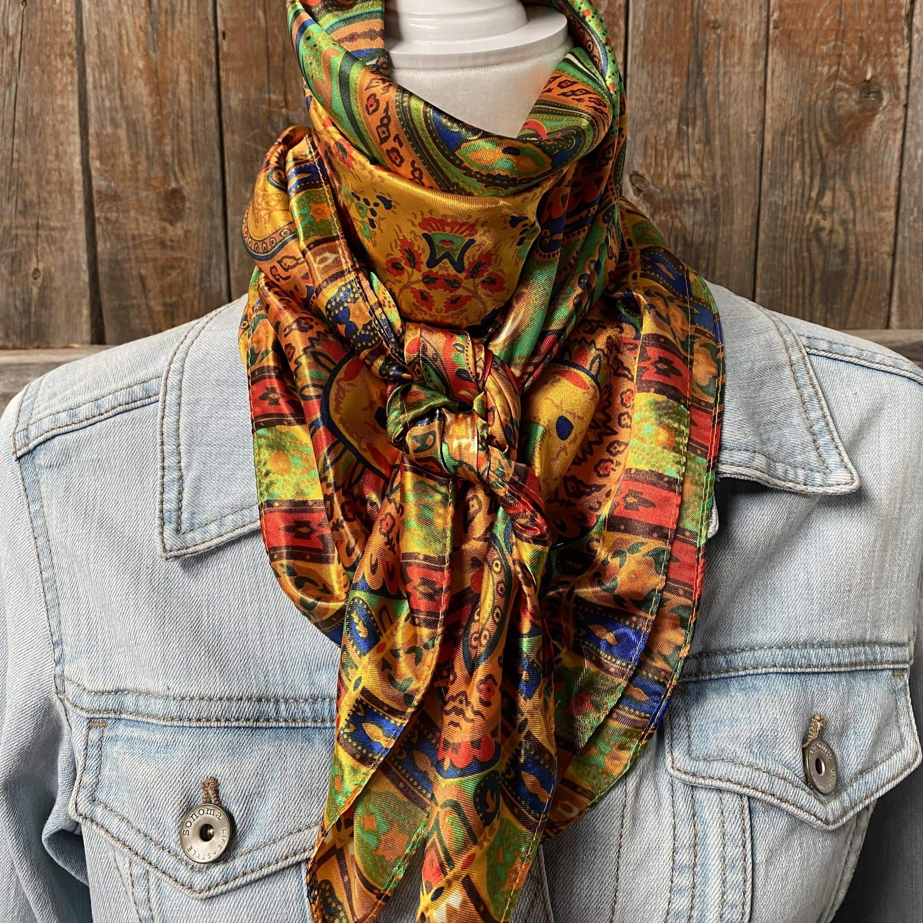 Wild Rags WR134 Multi-Colored Paisley Wild Rag / Scarf WR134