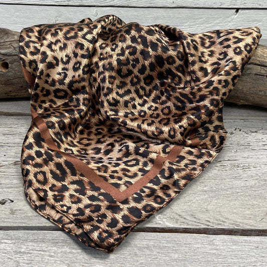 Wild Rags WR169 Brown Leopard Wild Rag/Scarf WR169