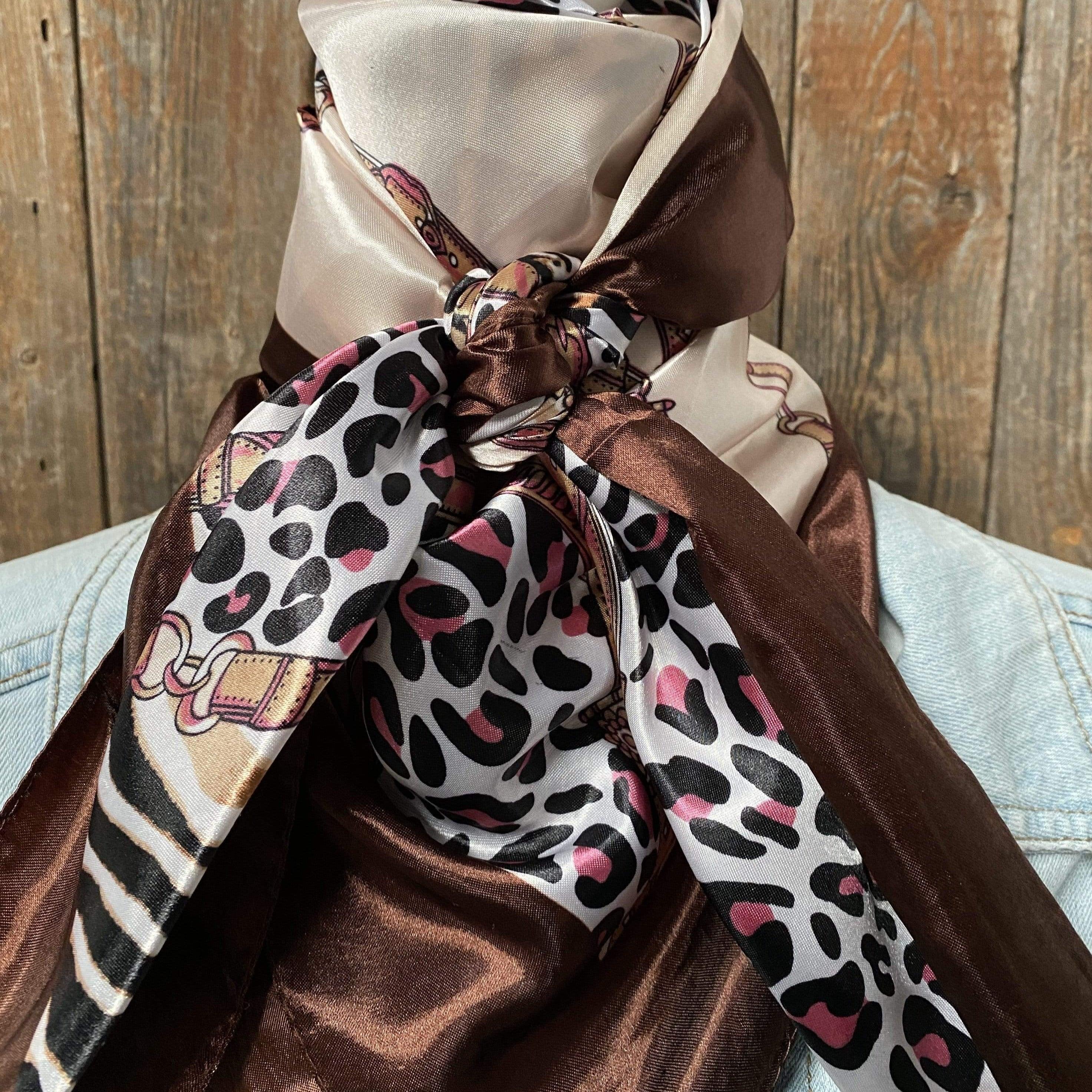 Wild Rags WR2295 Tan Animal Print Wild Rag / Scarf WR2295