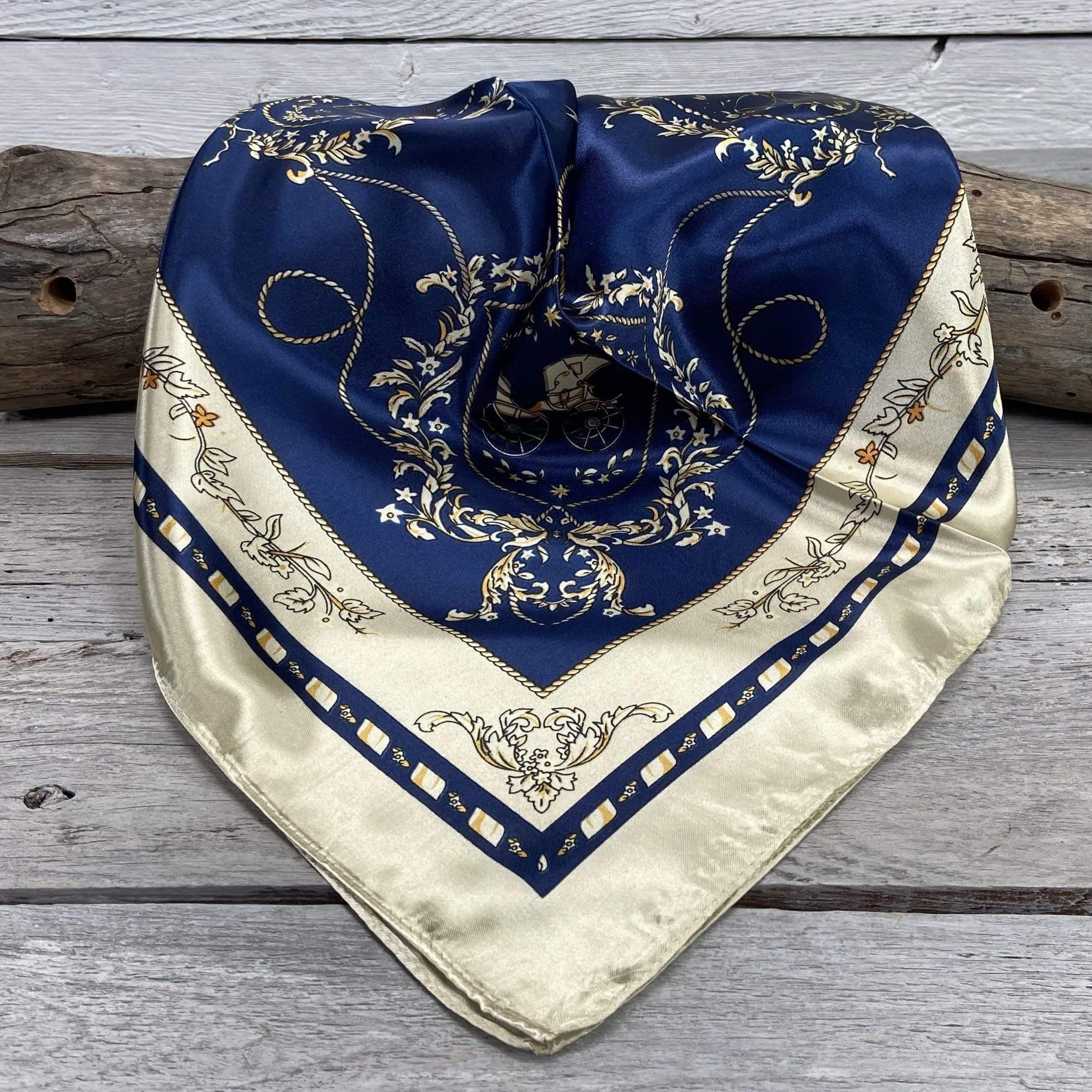 Wild Rags WR328 Blue Carriage Wild Rag/Scarf WR328