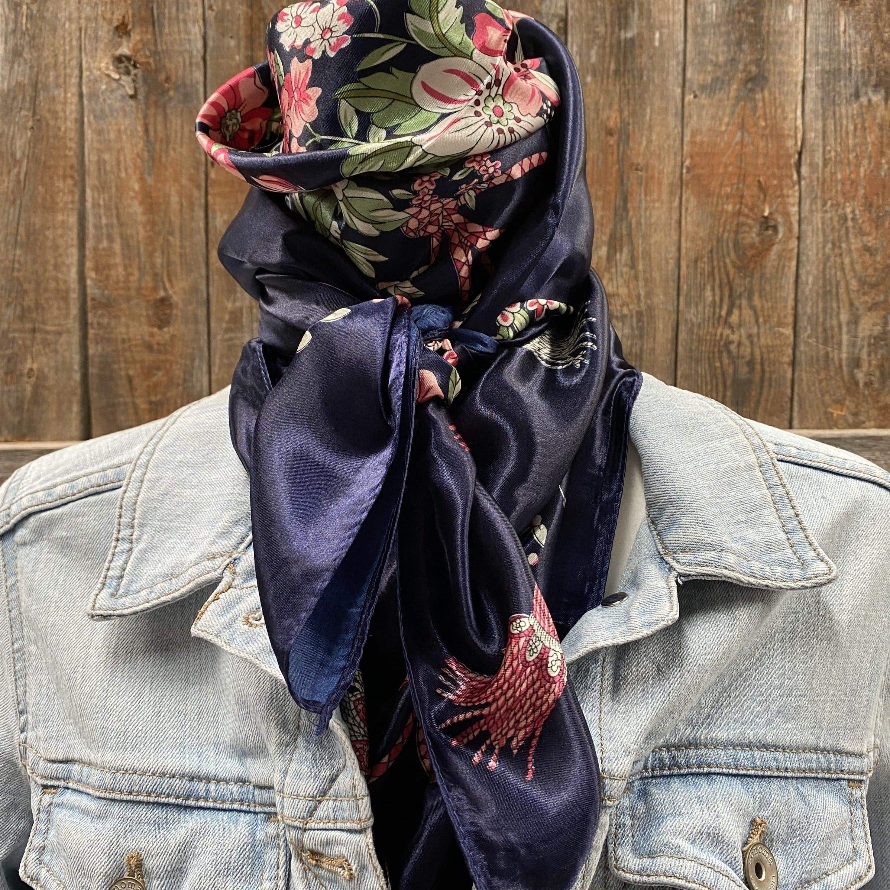 Wild Rags WR51 Rose Buds & Tassels Wild Rag/Scarf WR51