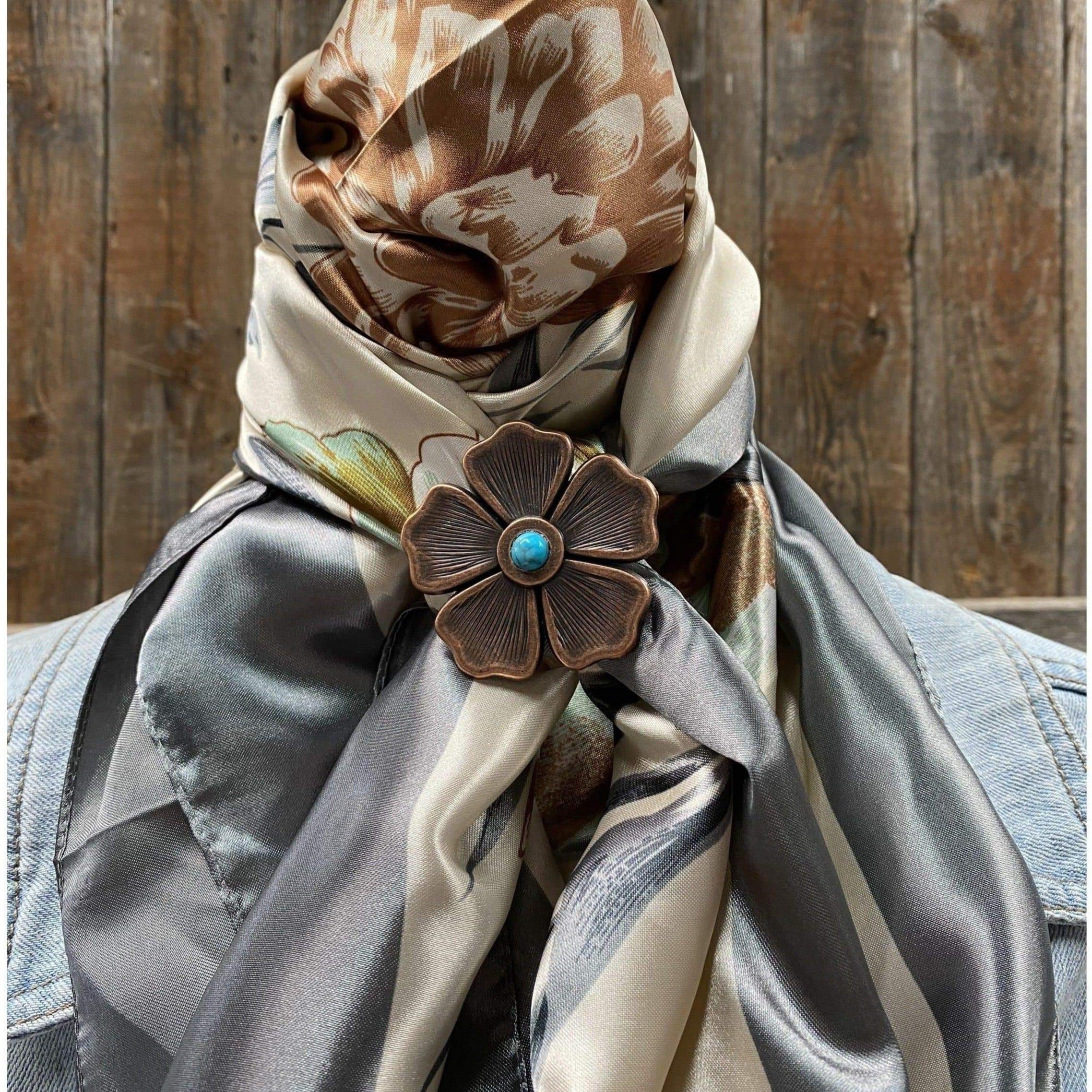 Wild Rags WRC111B Field of Wildflowers Wild Rag/Scarf - W111L Slide WRC111B