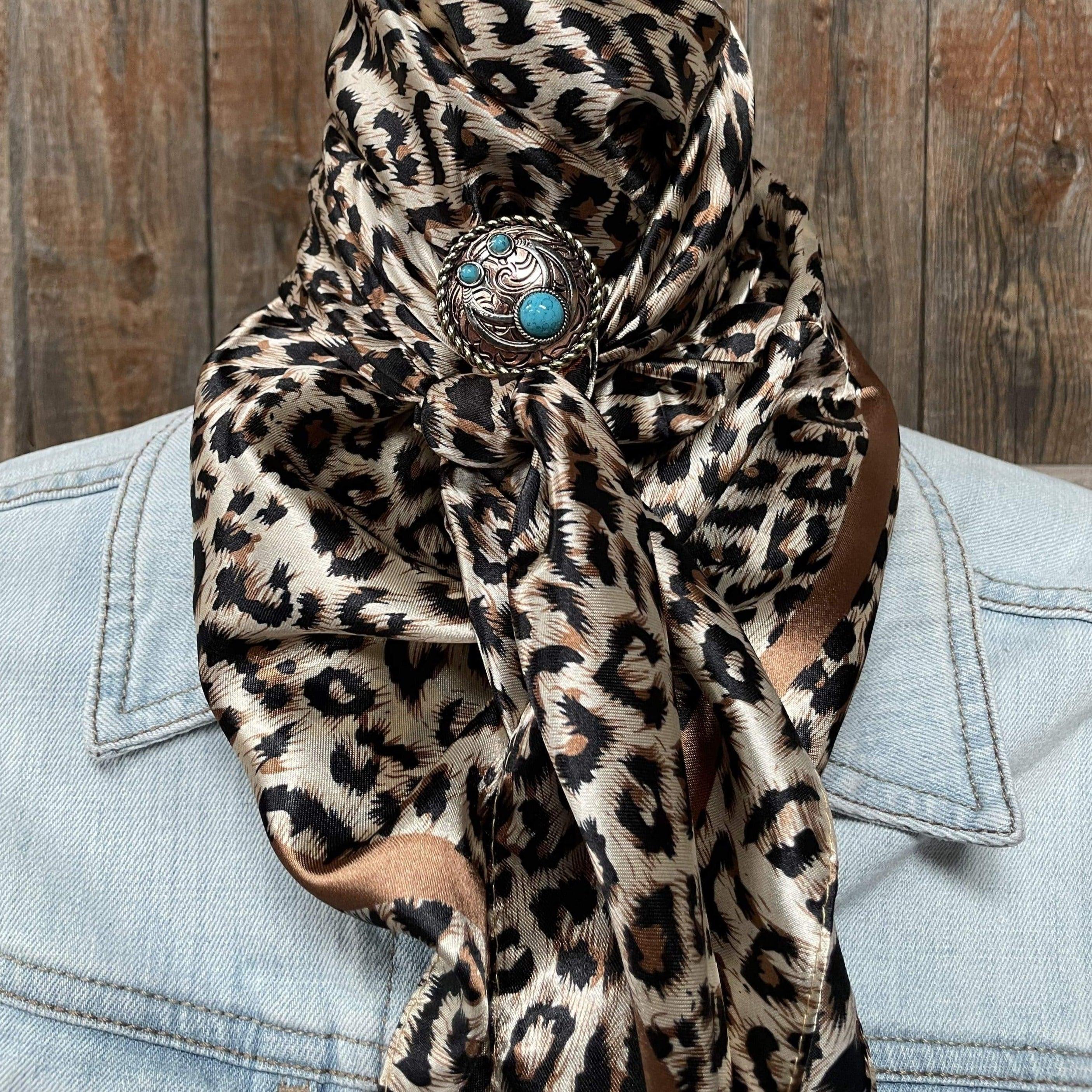 Wild Rags WRC168C Tan Leopard Wild Rag/Scarf - W206 Slide WRC168C